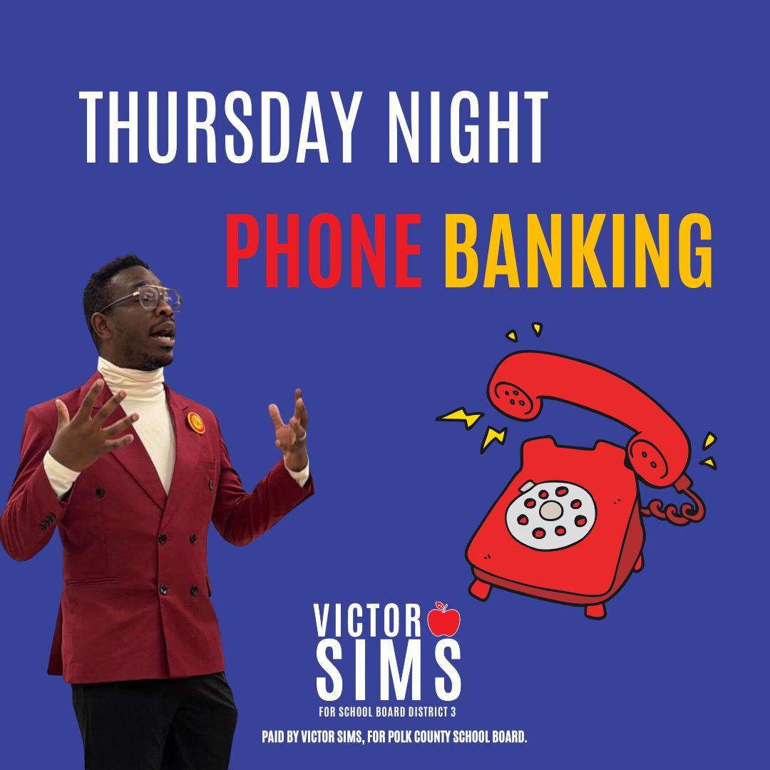 THURSDAY NIGHT PHONE BANKING!!