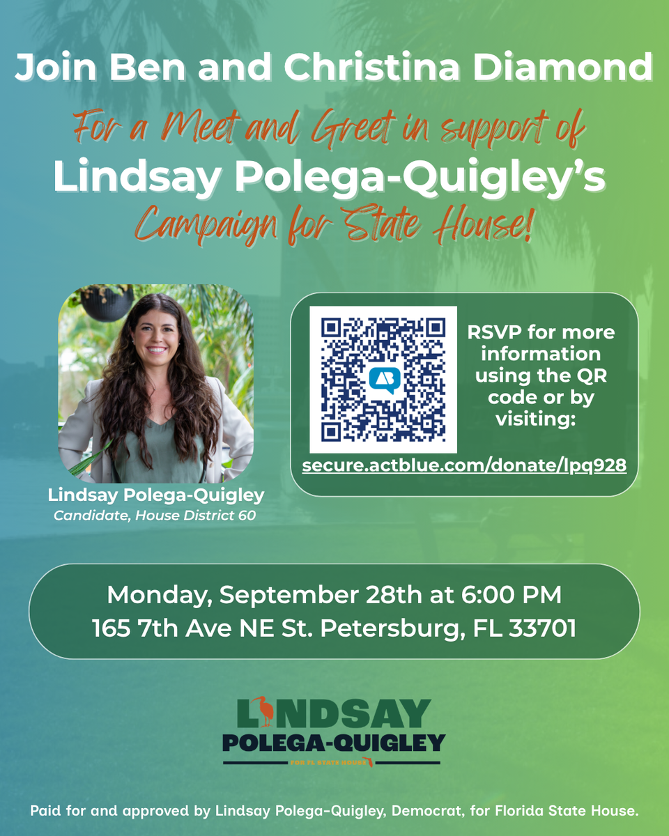 Meet and Greet with Lindsay Polega-Quigley!