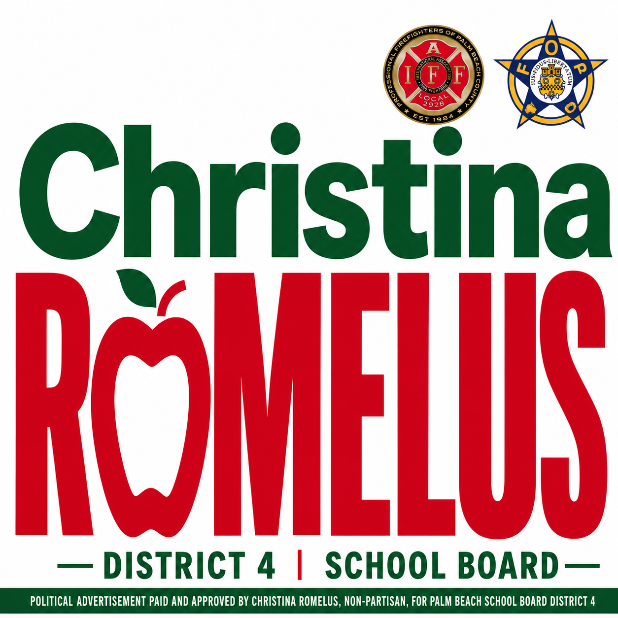 CAND - Christina Romelus for Palm Beach School Board District 4