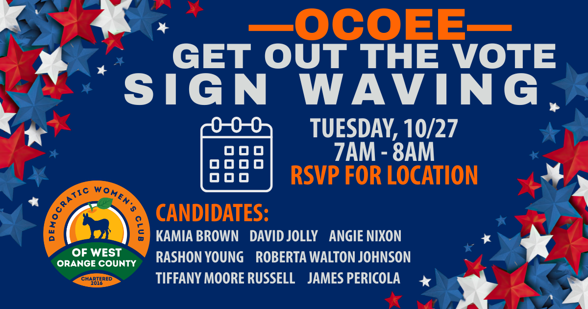 Ocoee | West Orange GOTV Sign Waving