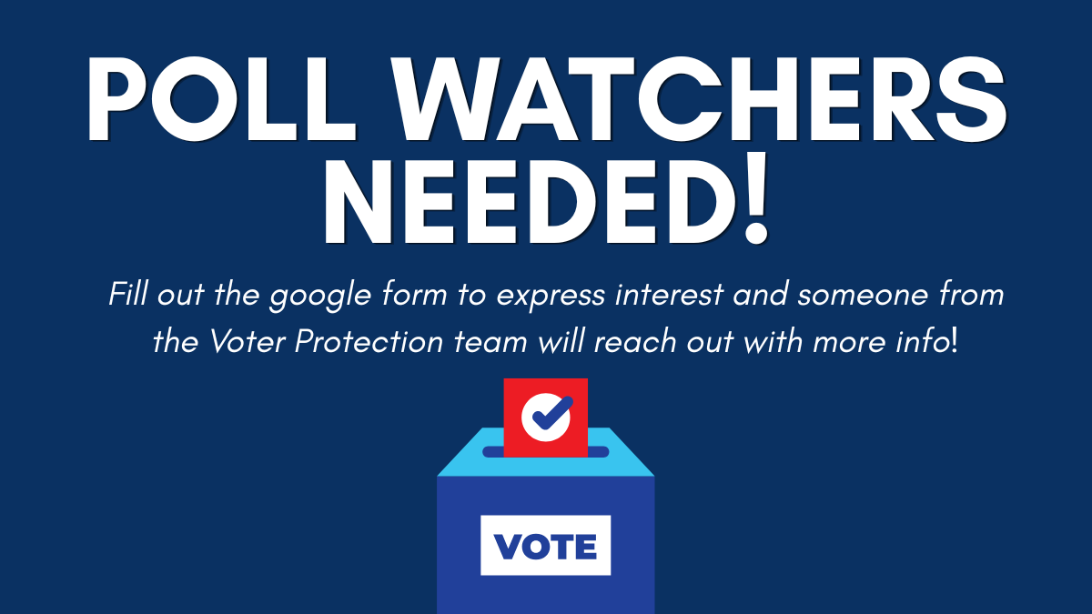 Poll Watcher Training for November Election- Virtual