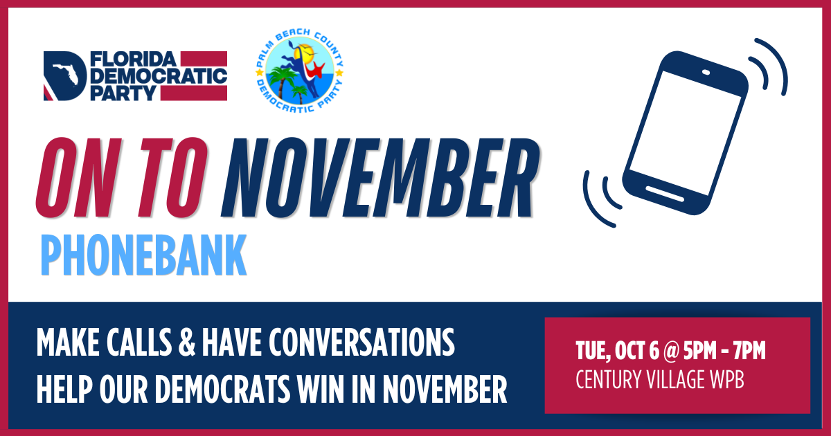 Century Village WPB Democratic Club Phonebank