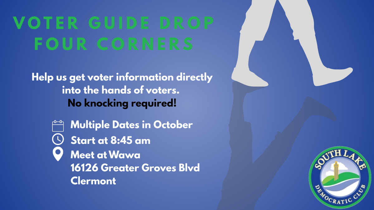 Voter Guide Drop - Four Corners