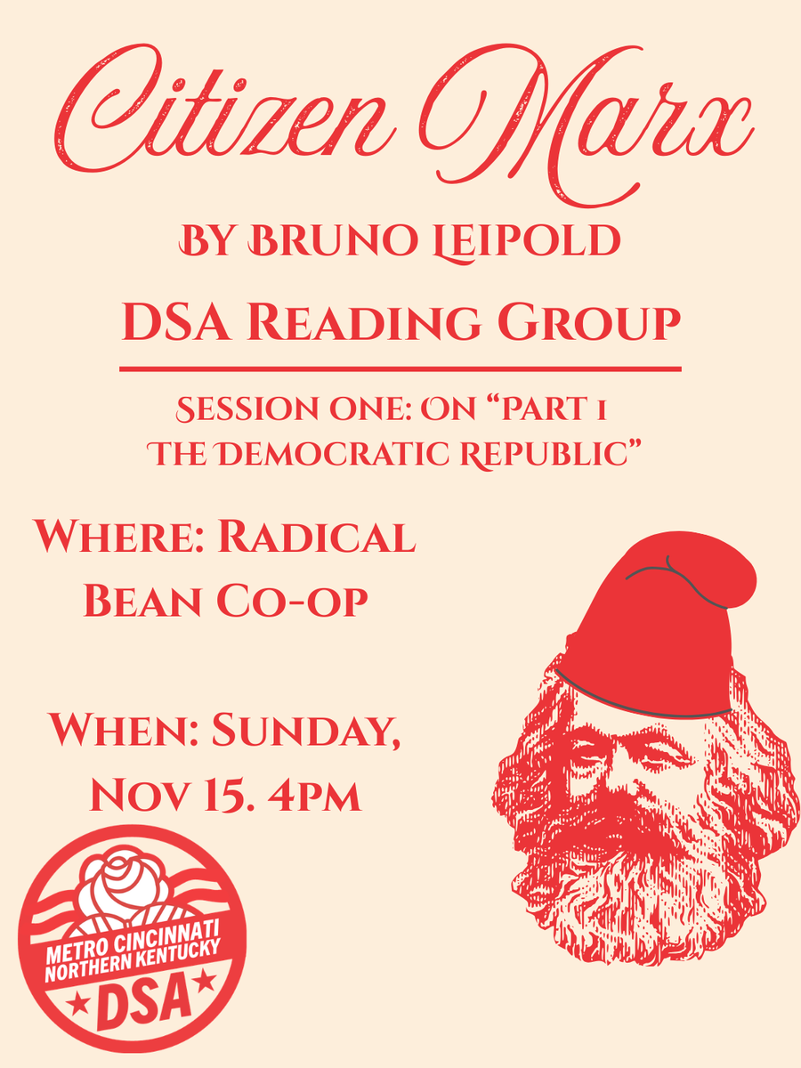 Citizen Marx book club - Session one