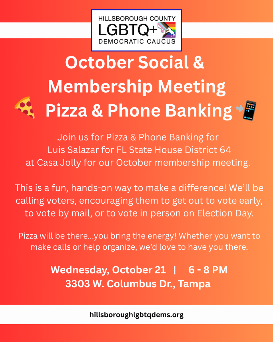 October Social & Membership Meeting