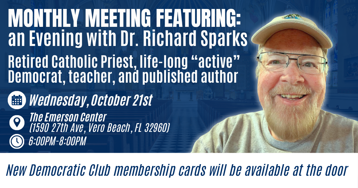 Enjoy an Evening with Dr. Richard Sparks Dem Club