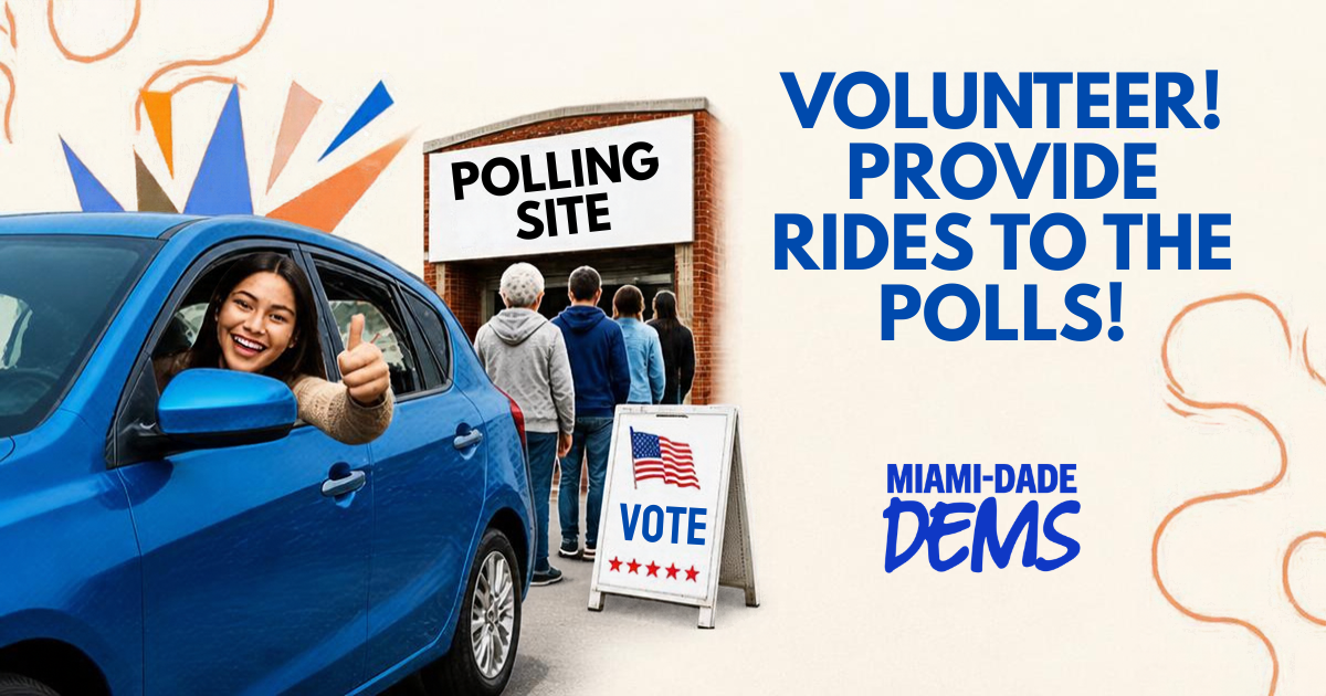 Volunteer! Provide Rides to the Polls!