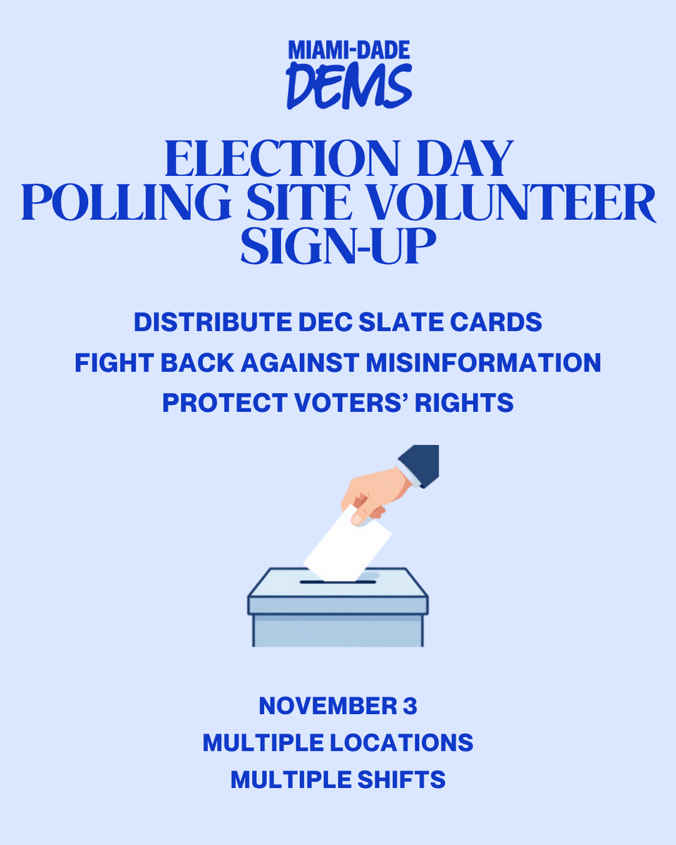 Election Day Outside Poll Site Volunteer: Inform & Protect Voters