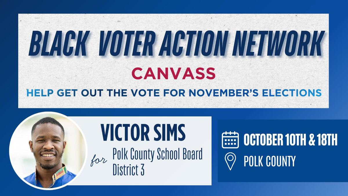 Black Voter Action Network - Day of Action with Victor Sims