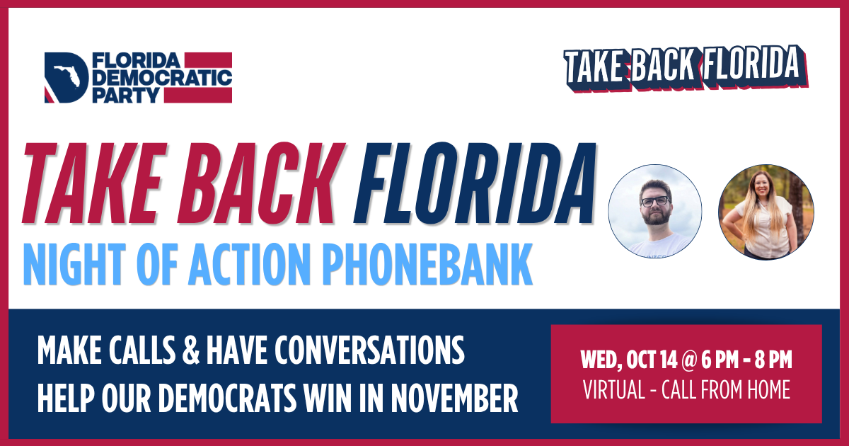 Take Back Florida Phonebank -  Alachua