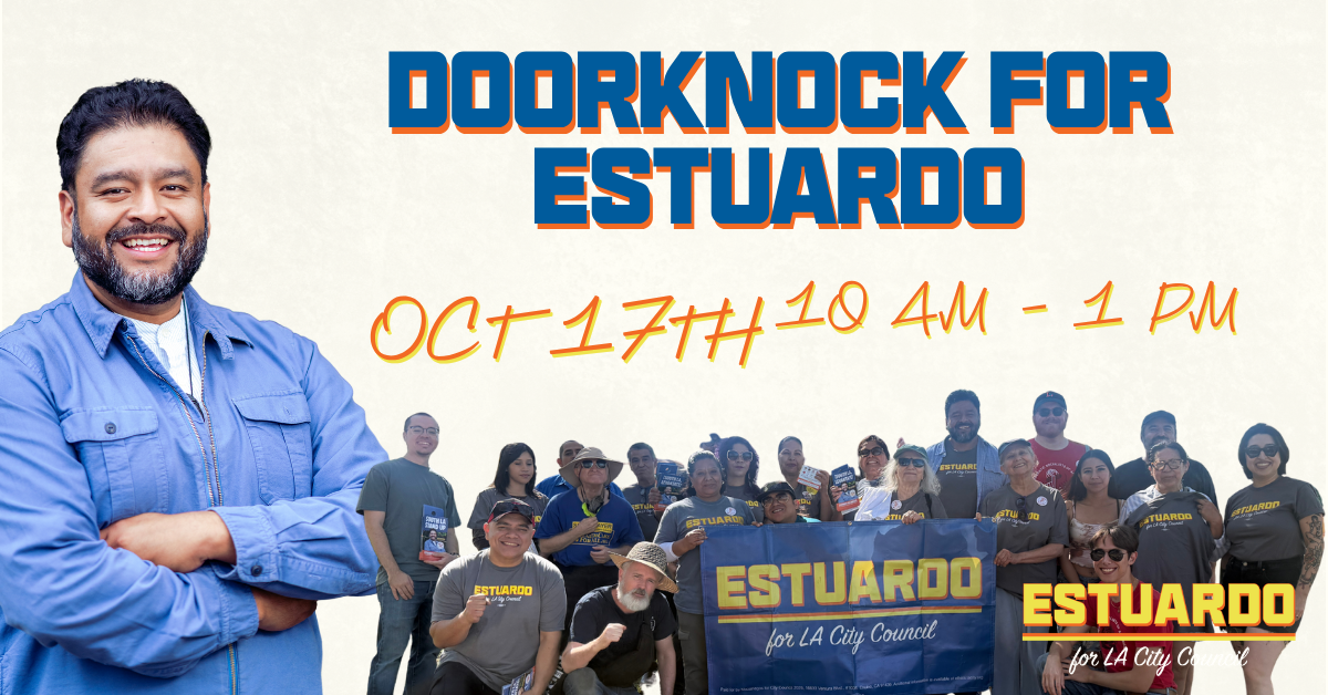 October 17th: Canvass @ John C. Fremont High School
