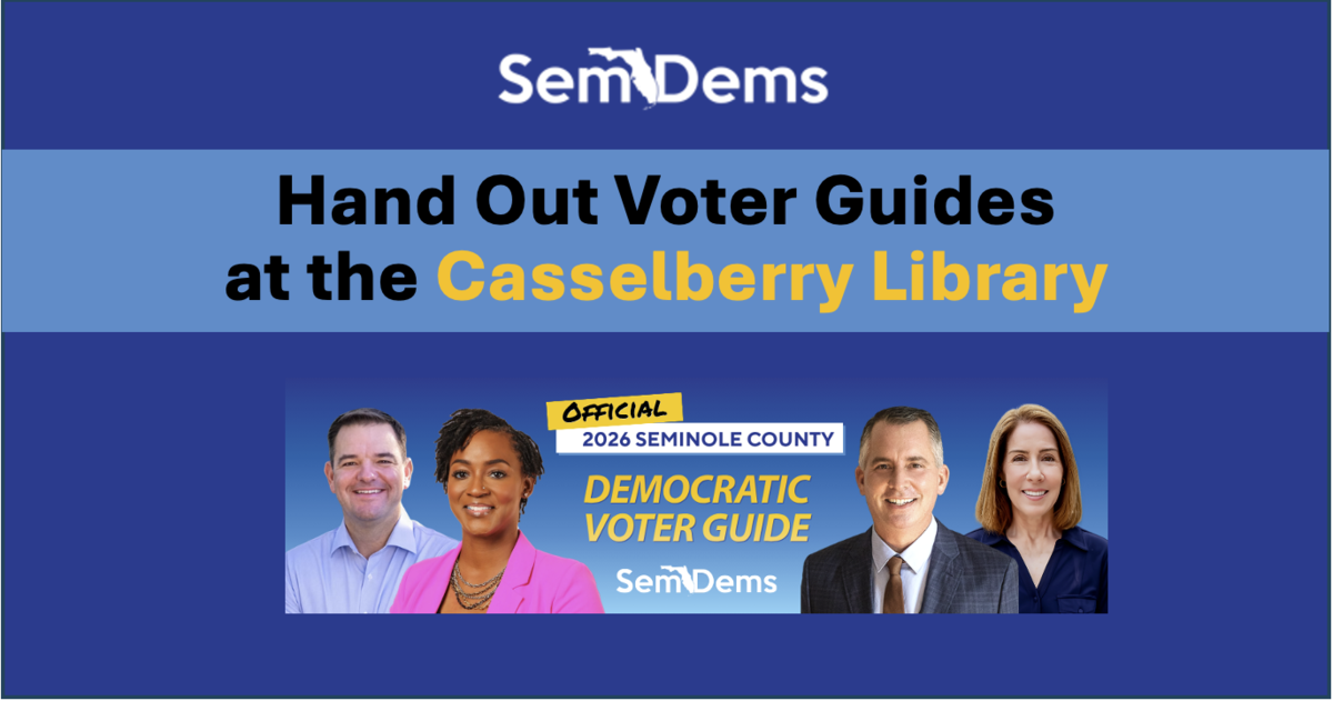 Voter Guides at the Casselberry Library