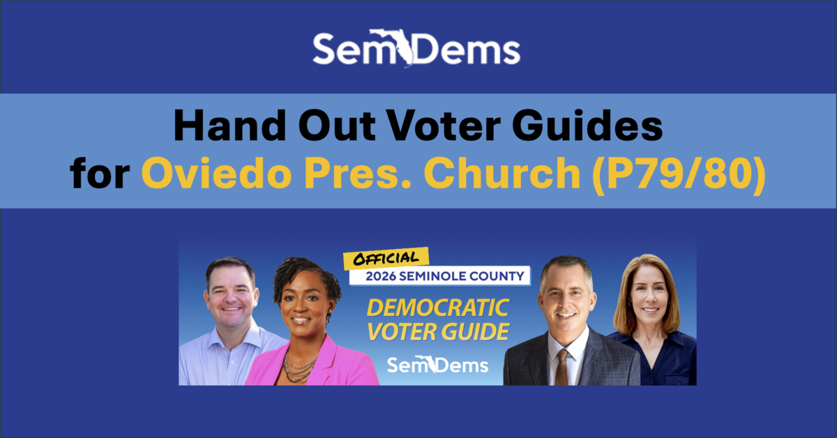 E-Day Voter Guides - Oviedo Pres. Church (P79/80)