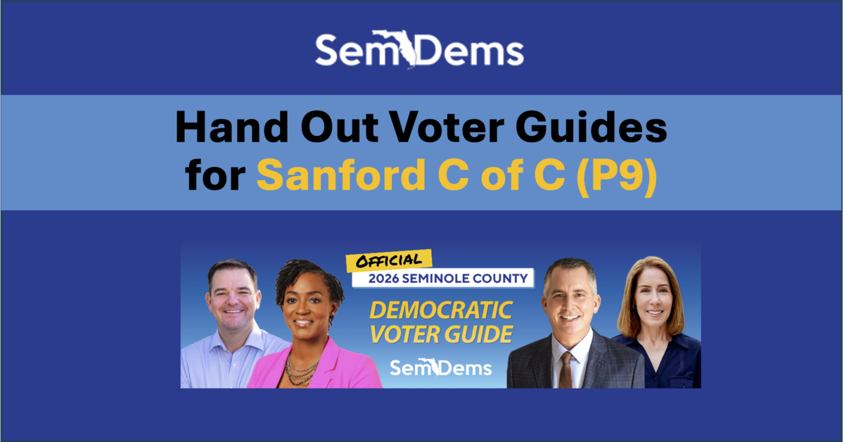 E-Day Voter Guides - Sanford C of C (P9)