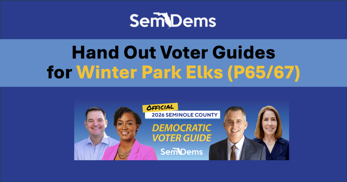 E-Day Voter Guides - Winter Park Elks (P65/67)