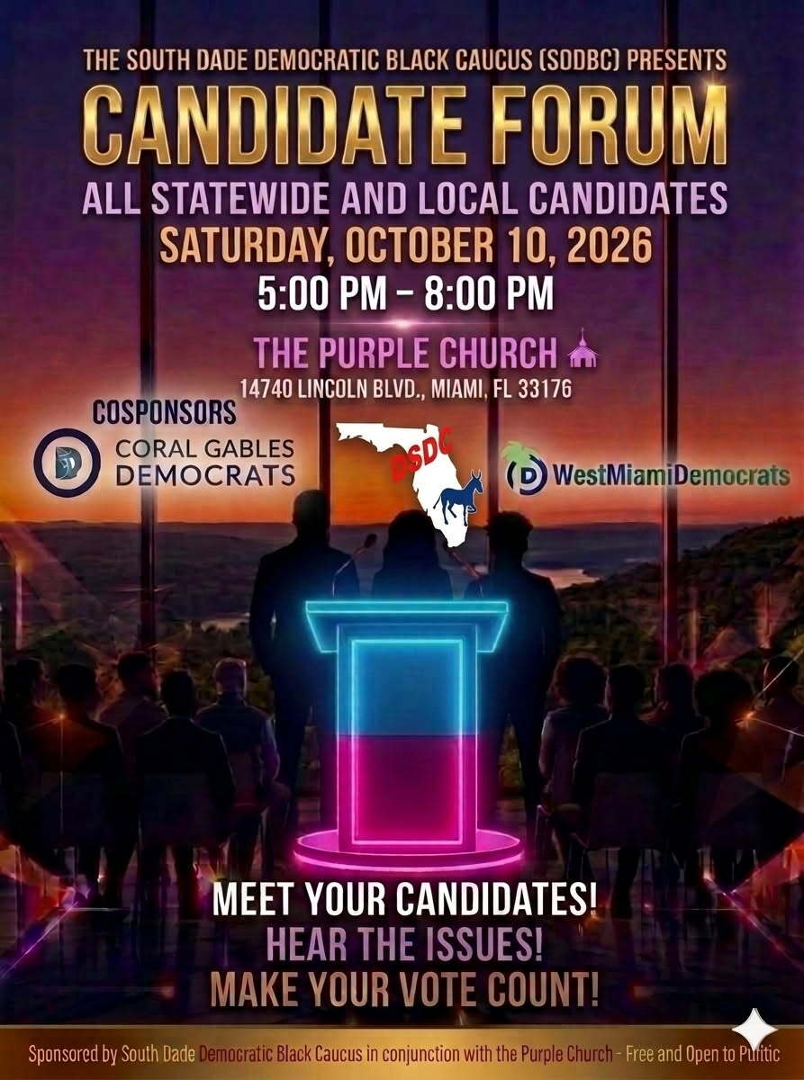SDDBC,WMD, & CG Candidate Forum - Purple Church,  Richmond Hghts