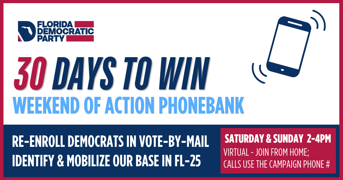 Virtual Phonebank for Jared Moskowitz | FL-25