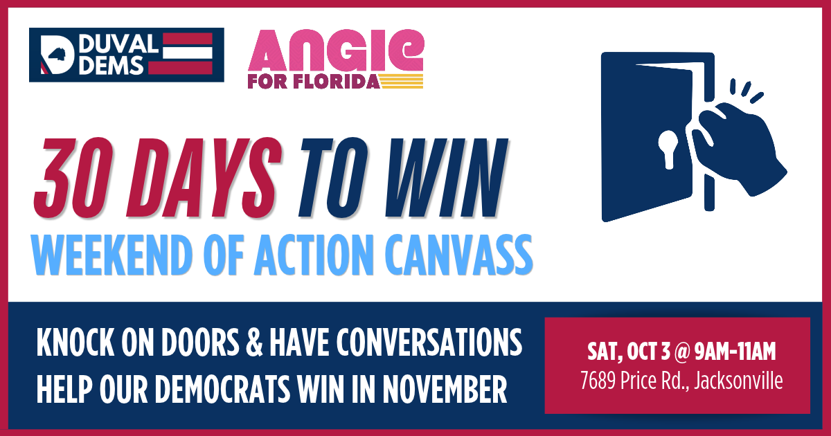 Canvass with the Duval Dems & Team Angie Nixon