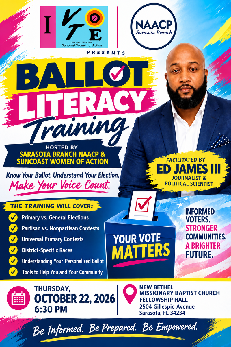 2026 BALLOT LITERACY TRAINING with ED JAMES