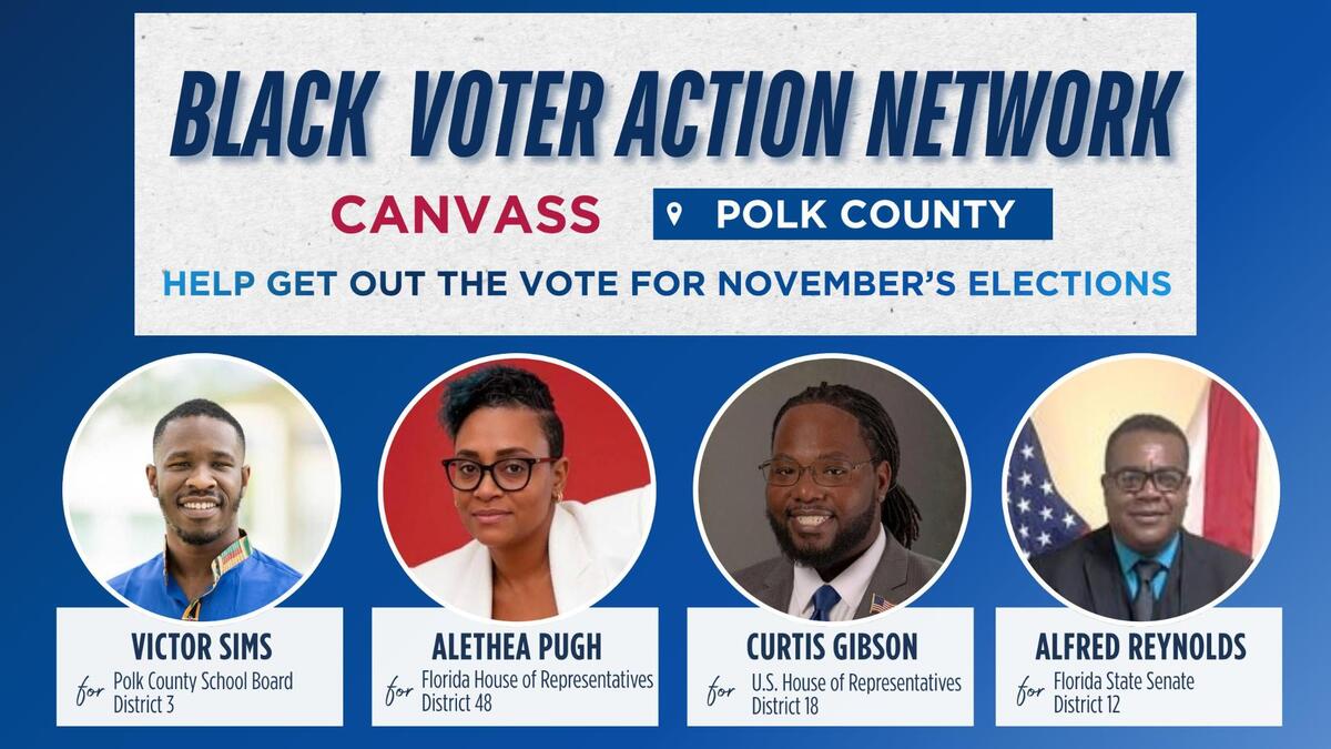 Black Voter Action Network - Day of Action with Victor Sims, Alethea Pugh, Curtis Gibson and Alfred Reynolds
