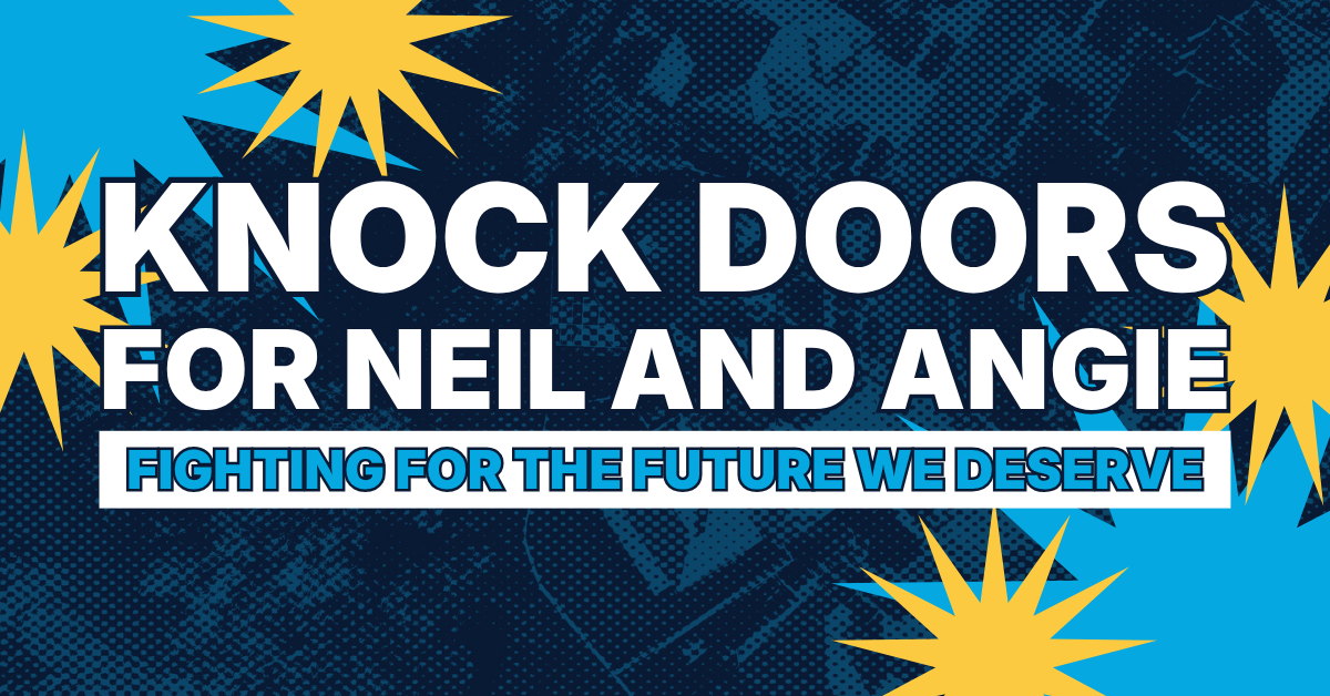 Canvass for Neil and Angie!