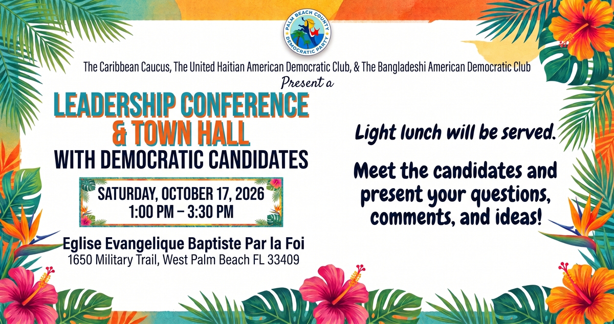Leadership Conference, Town Hall & Lunch - Saturday 10/17/26 at 1pm