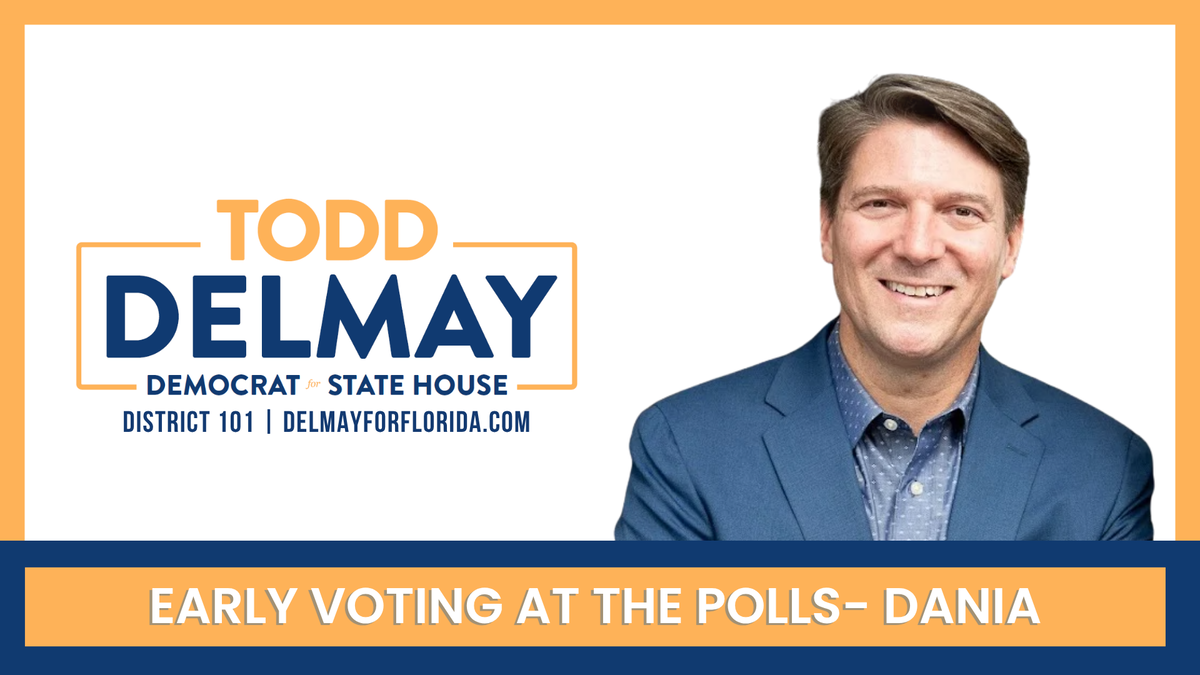 Early Voting at the Polls Week 2- Dania Beach