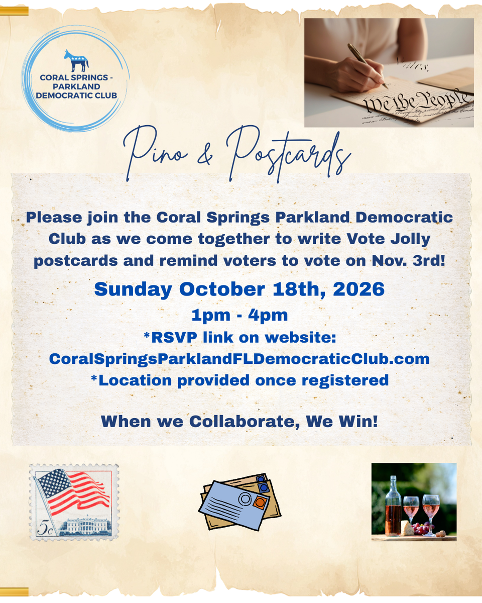 Pino & Postcards Writing Event