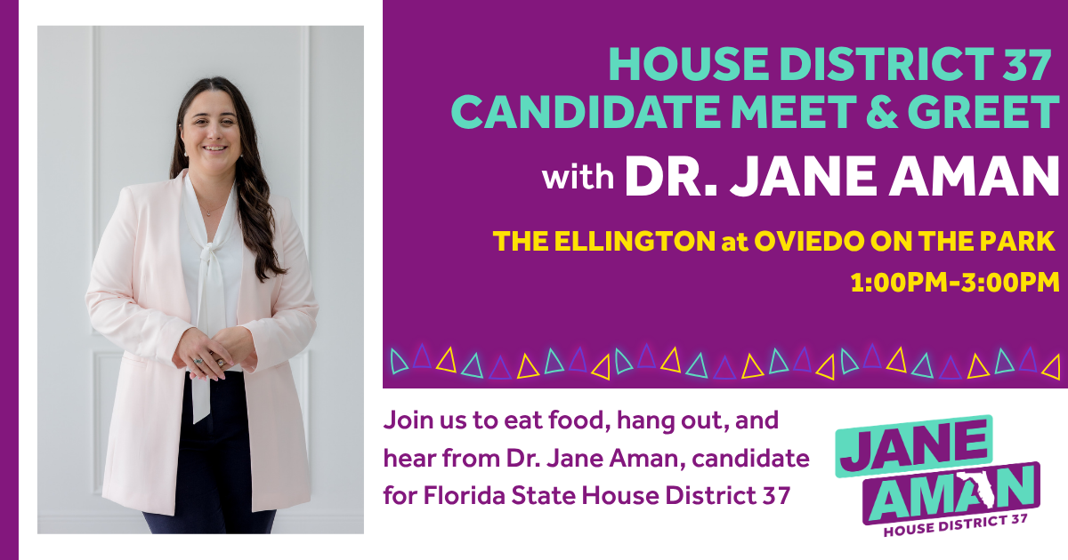 Oviedo Candidate Meet & Greet w/Dr. Jane Aman