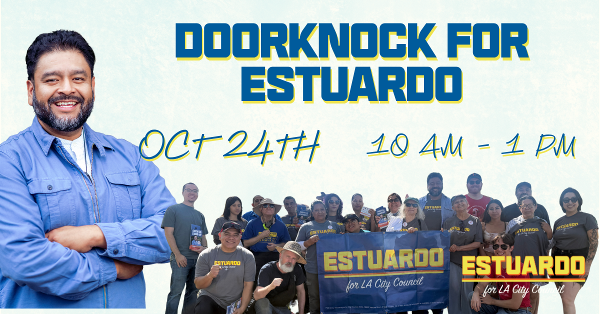 October 24th: Canvass @ South Park Recreation Center