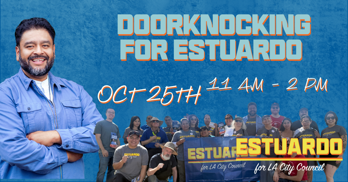 October 25th: Canvass @ South Park Recreation Center