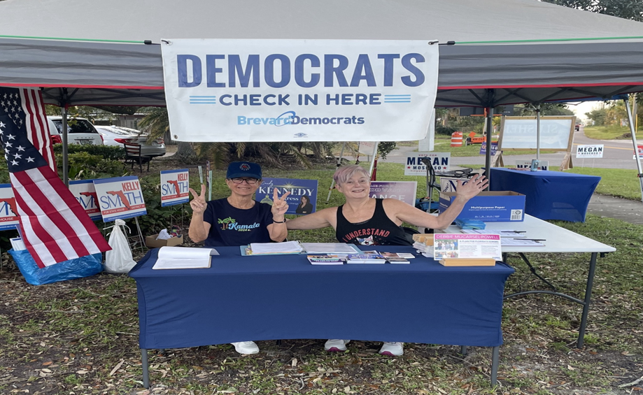 District 1 Poll Greeter Tabling