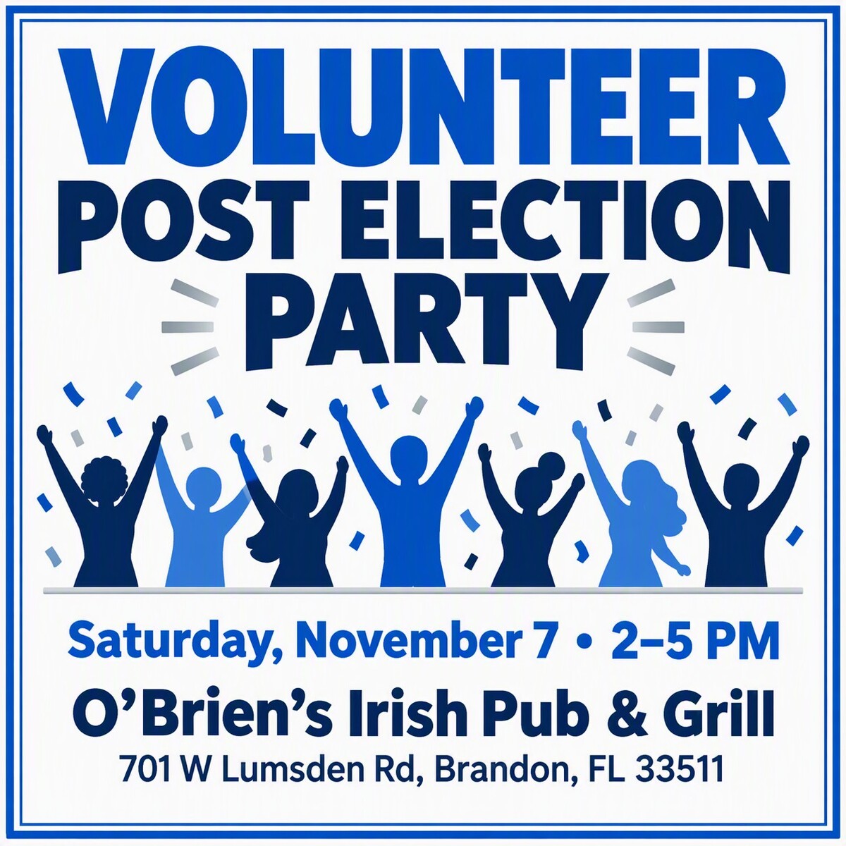 Volunteer Post-Election Party