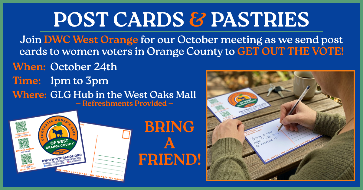 Postcards & Pastries - DWC West Orange