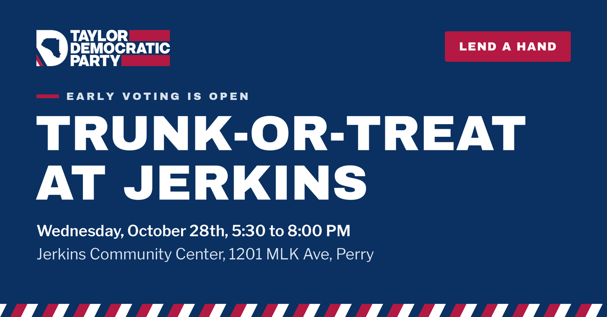 Trunk-or-Treat at Jerkins with Taylor Democrats