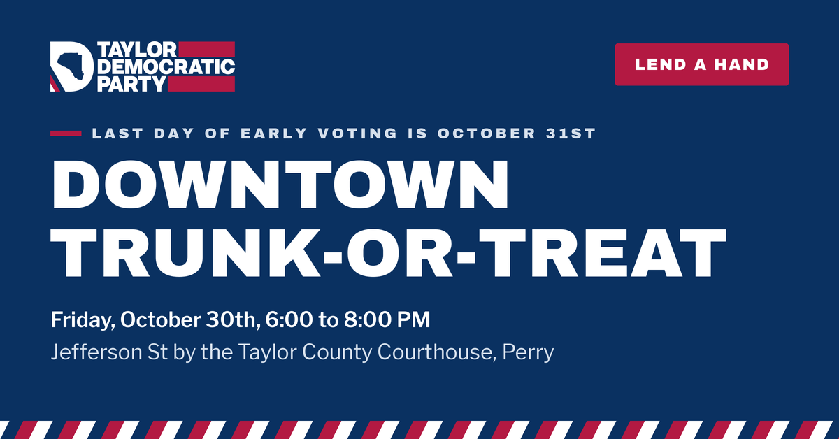 Downtown Perry Trunk-or-Treat with Taylor Democrats