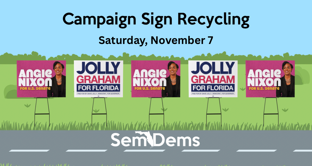 Campaign Sign Recycling