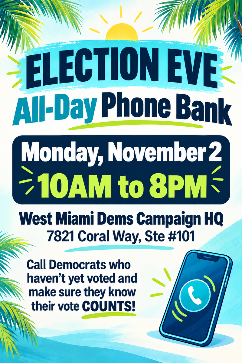 Election Eve All-Day Phone Bank