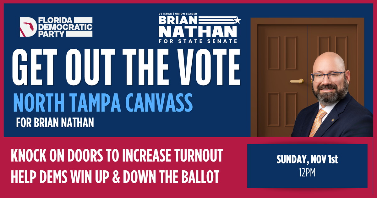 FDP & Team Brian Nathan Canvass NORTH TAMPA