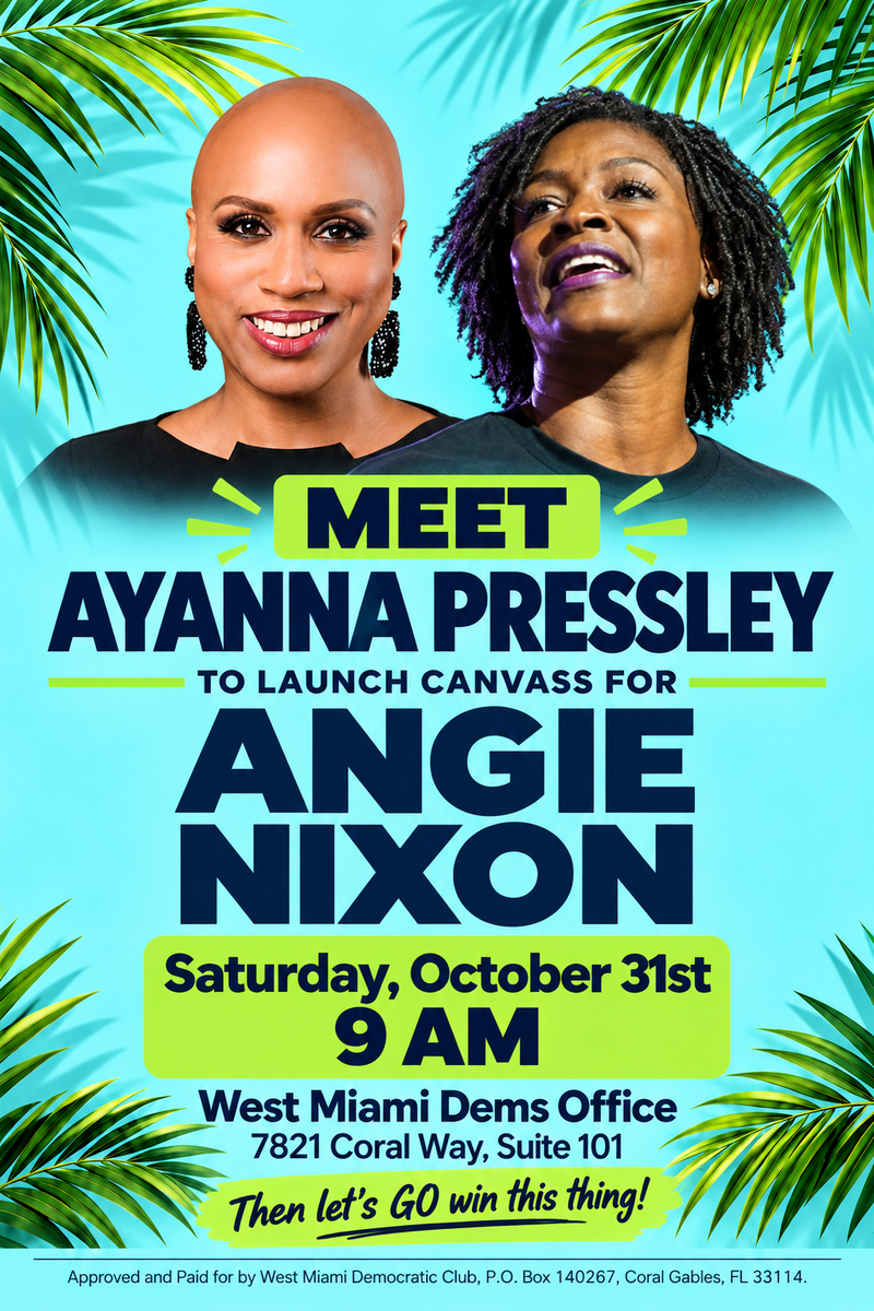 Canvass for Angie w/ Iyanna Pressley Tmrw @ 9AM.