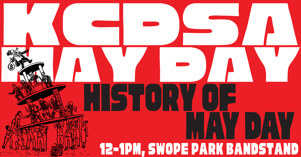<p class="">"History of May Day" lunch &amp; learn, 12-1pm, Swope Park Bandstand</p>