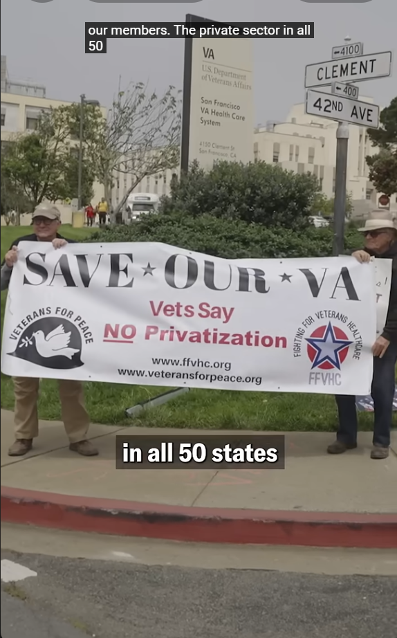 <h3><strong>Against VA Privatization &amp; Union Busting @moreperfectunion</strong></h3>