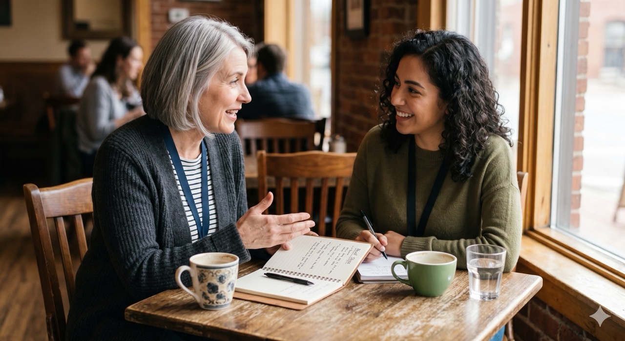 volunteer mentorship conversation