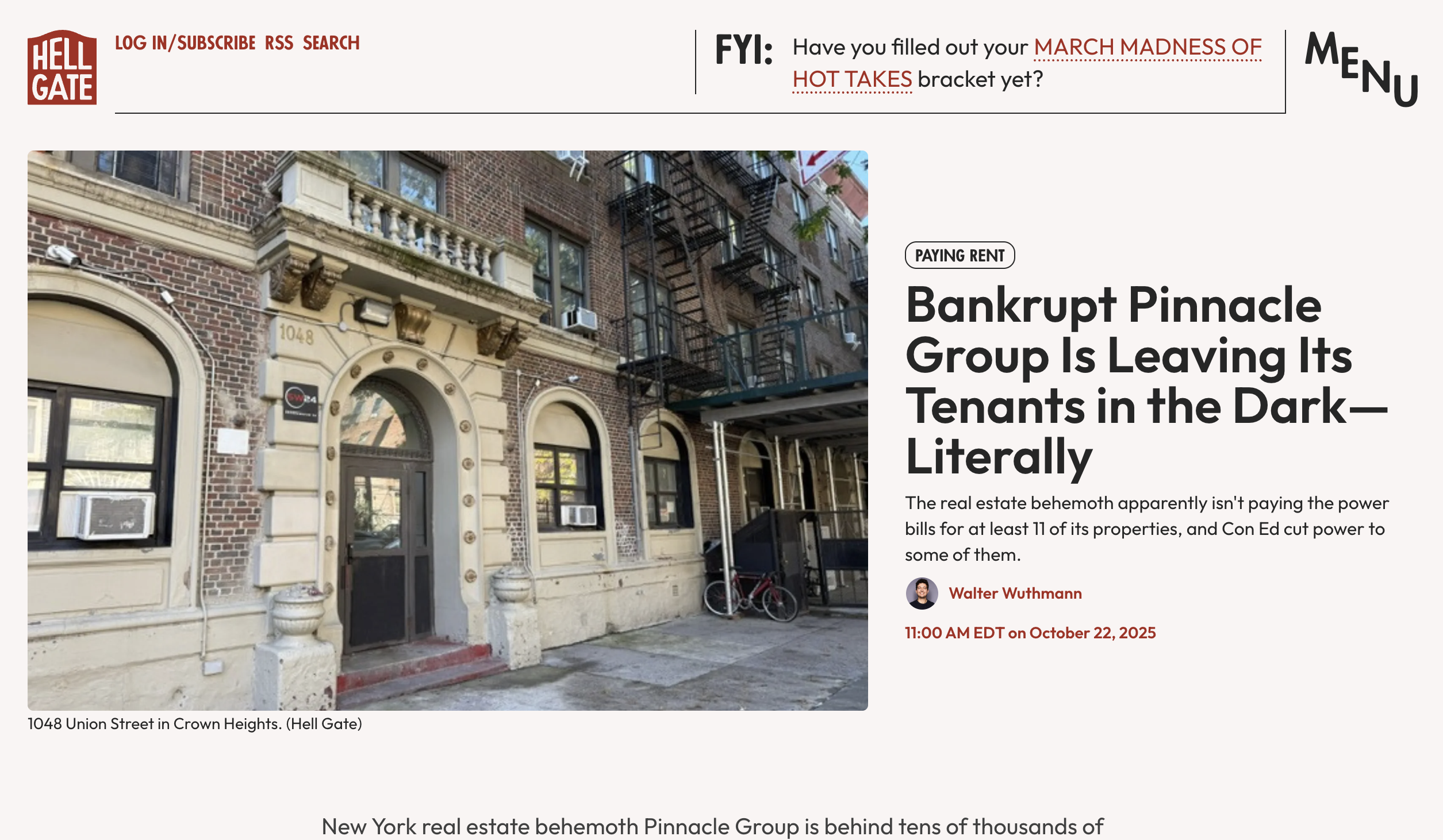 <p class="">Bankrupt Pinnacle Group Is Leaving Its Tenants in the Dark—Literally</p>