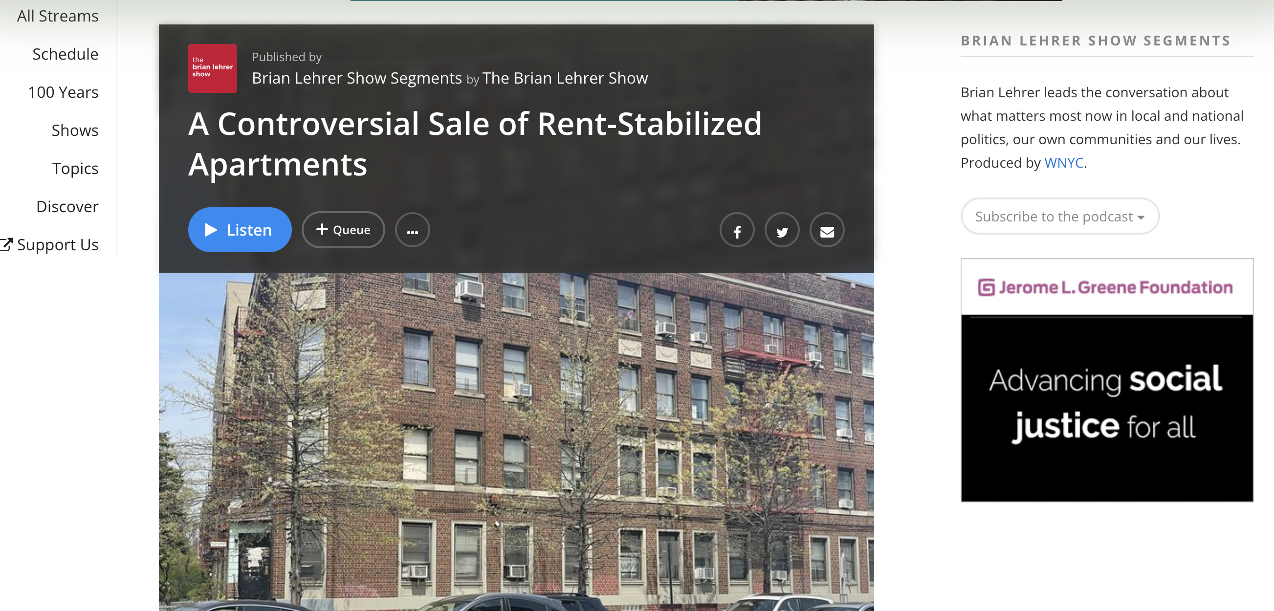 <p class="">A Controversial Sale of Rent-Stabilized Apartments</p>