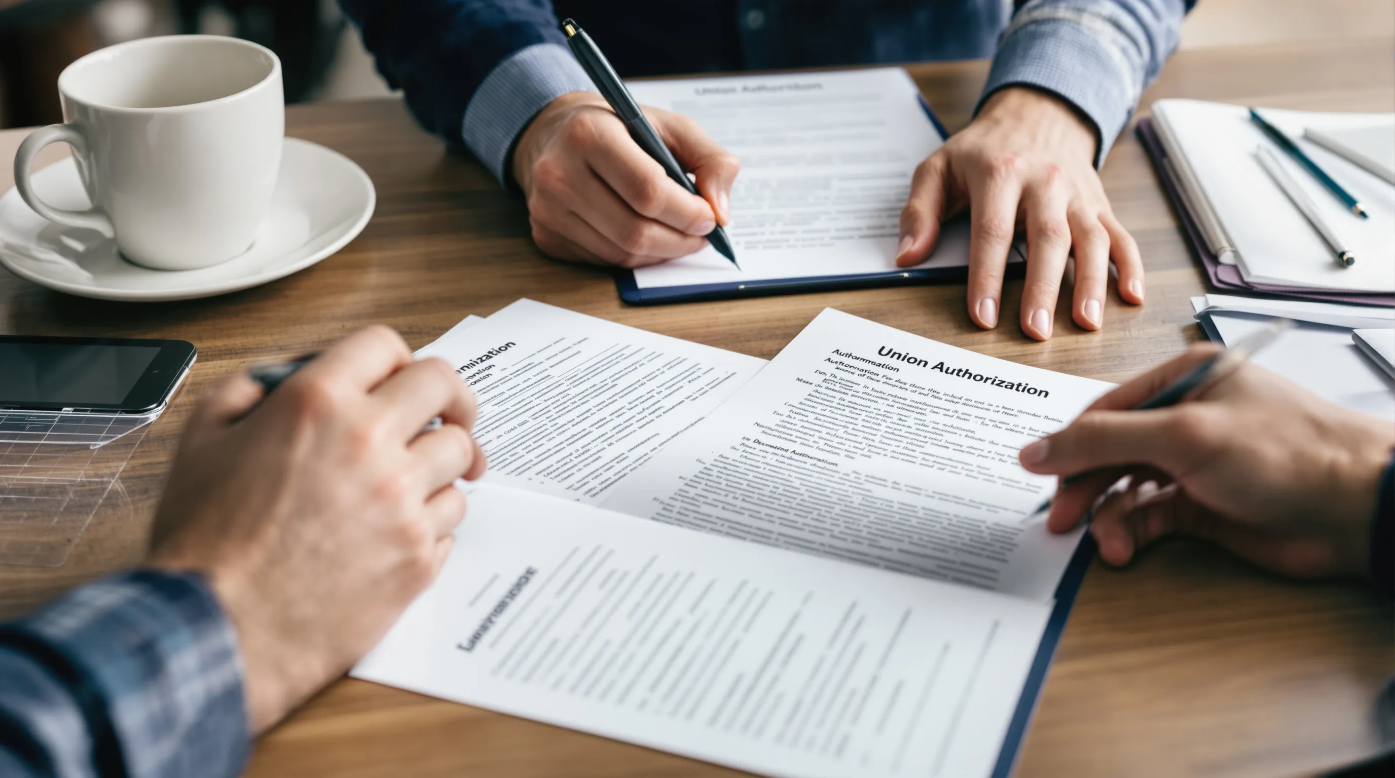 <p class=""><span>Union Authorization Cards And Worker Power</span></p>