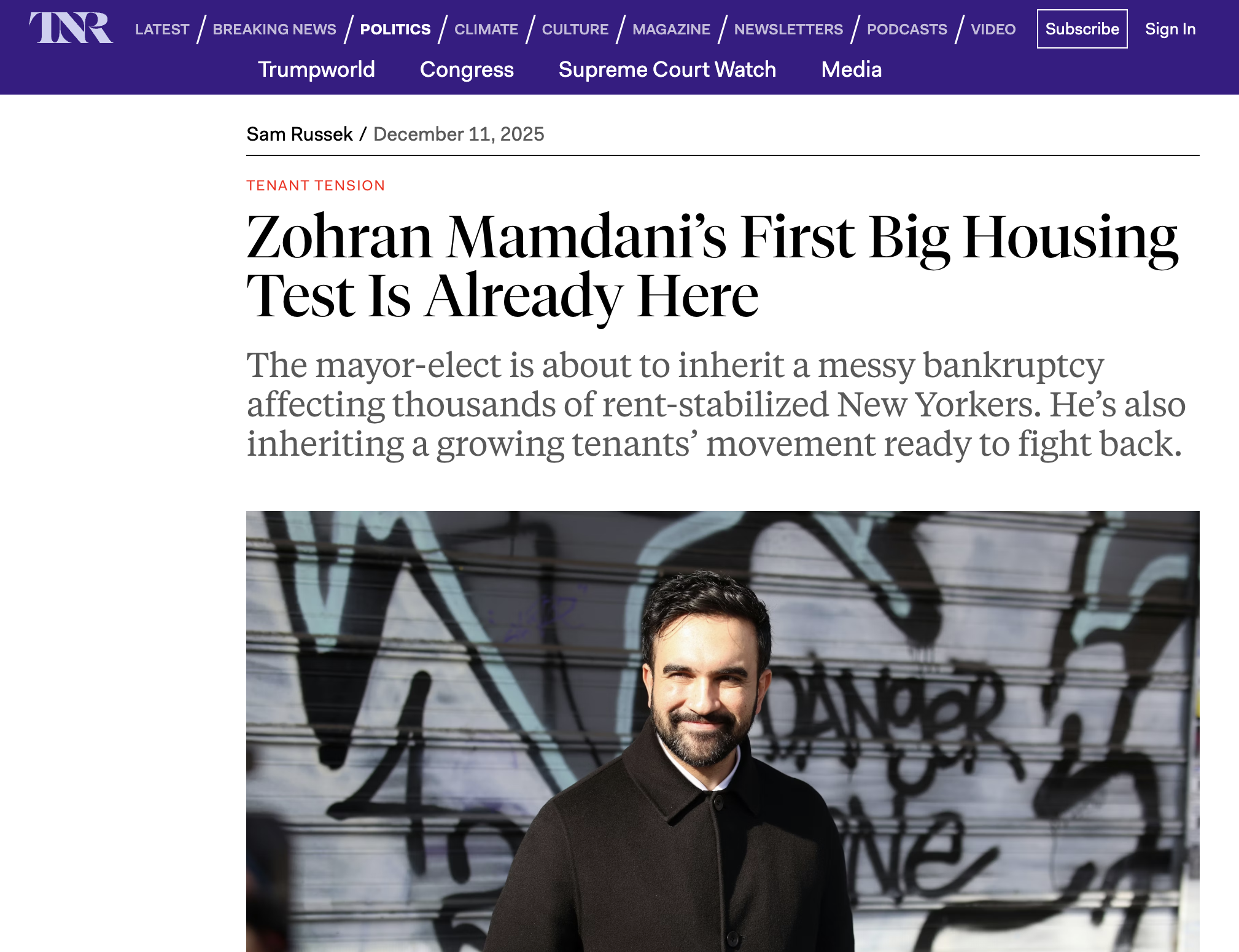 <p class="">Zohran Mamdani’s First Big Housing Test Is Already Here</p>