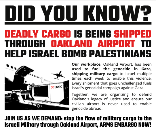<p class="">Oakland People's Arms Embargo Campaign</p>
