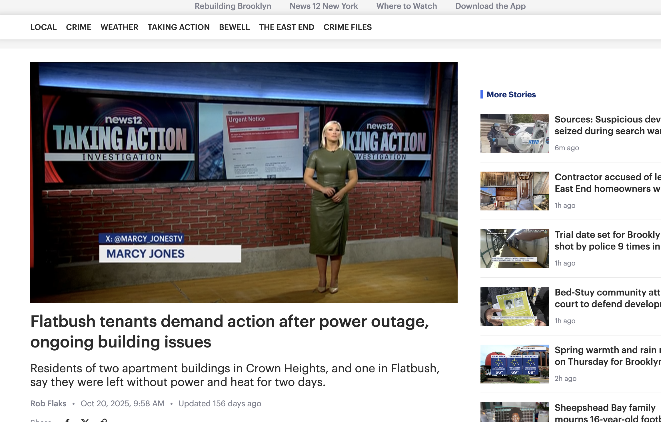 <p class="">Flatbush Tenants Demand Action After Power Outage, Ongoing Building Issues</p>