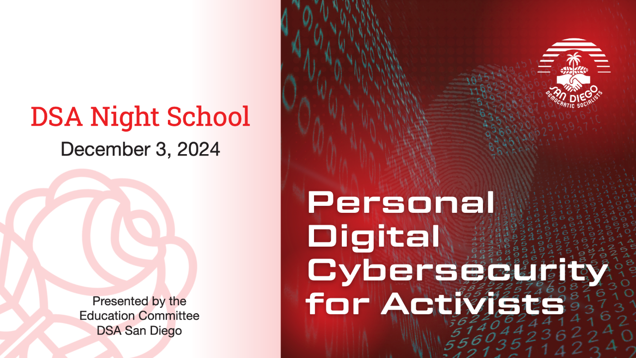 <p class="">Personal Digital Cybersecurity for Activists</p>